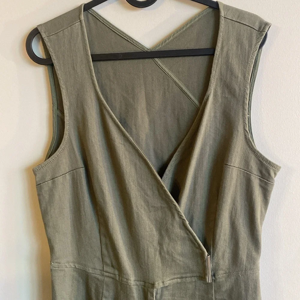 Dynamite Faux Wrap Jumpsuit - Picture 5 of 10